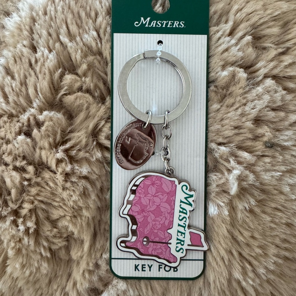 Masters Pink and Silver Key Holder